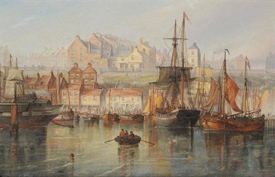 Lot 688 - D... Frazer (19th/20th century) North Shields on the Tyne Signed, oil on canvas, 48cm by 73cm