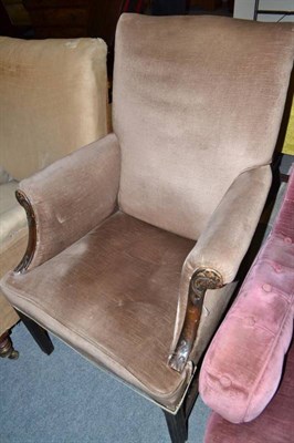 Lot 655 - Lady's wingback armchair