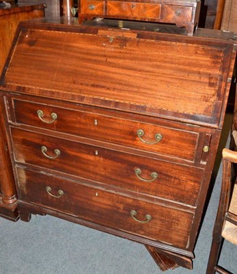 Lot 688 - A George III mahogany bureau