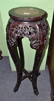 Lot 707 - Chinese hardwood stand