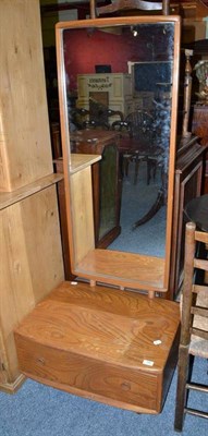 Lot 789 - Ercol dressing mirror