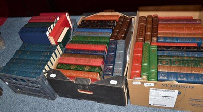 Lot 834 - A set of thirty six leather bound books, part of the Franklin Library and a collection of...