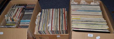 Lot 862 - Quantity of LP and 45 record and cds in three cartons