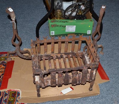 Lot 863 - Arts & Crafts fire grate