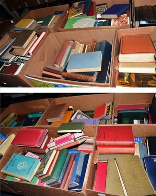 Lot 864 - A large collection of books including English literature, history etc (nineteen boxes)