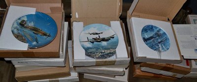 Lot 889 - Twenty two boxed Royal Air Force/military china collectors plates boxes with certificates