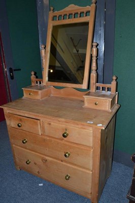 Lot 938 - A Victorian pine dressing chest