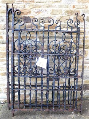 Lot 941 - A pair of Victorian wrought iron gates