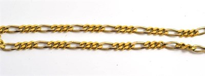 Lot 66 - A necklace with clasp stamped '750'