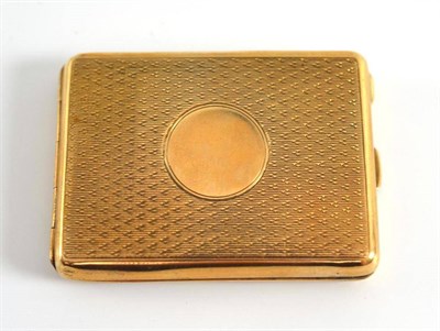 Lot 80 - A 9ct gold vesta case