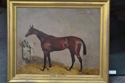 Lot 731 - Harry Hall (1814-1882)  "North Lincoln " Signed, and dated 1850, oil on canvas, 42cm by 52cm