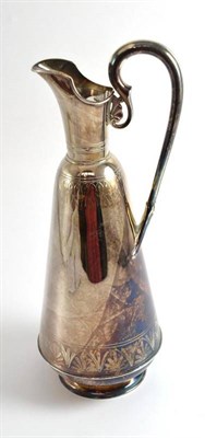 Lot 163 - Victorian Elkington silver jug