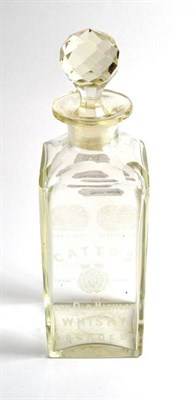 Lot 170 - Catto's glass whisky decanter