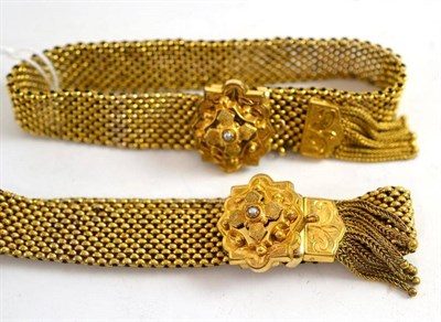 Lot 247 - A pair of gilt metal Victorian bracelets
