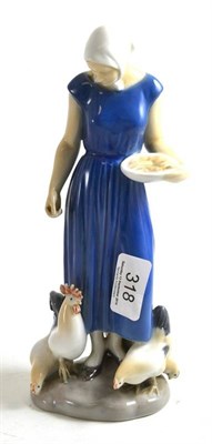 Lot 318 - A B & G Copenhagen figure