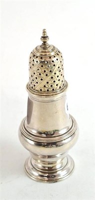 Lot 440 - A George III silver baluster pepper by John Delmester, London 1763