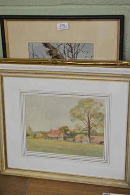 Lot 479 - Edith Lillian Edmonds (early 20th century) A glimpse of a terrace trough trees, signed and...