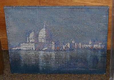 Lot 487 - James Leslie Brooke, oil on canvas, Venice