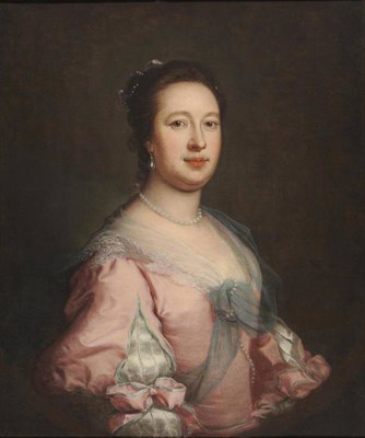 Lot 772 - English School (18th century) Portrait of Lucy, Countess of Rochford 1723-1773, Maid of Honour...