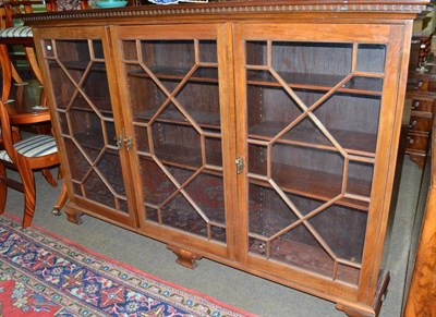 Lot 626 - Triple door bookcase