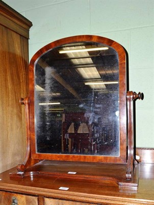 Lot 656 - George IV mahogany toilet mirror