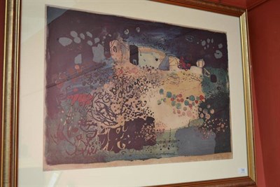 Lot 784 - John Piper LG (1903-1992)  "Welsh landscape, Tretio " Signed artist's proof, dated (19)69,...