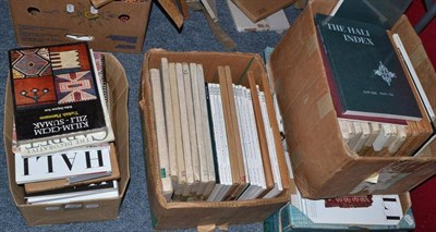 Lot 685 - A collection of Hali magazines, as listed: Numbers 24-32, 35-38, 48-59, 61, 62, 68, 76-79,...