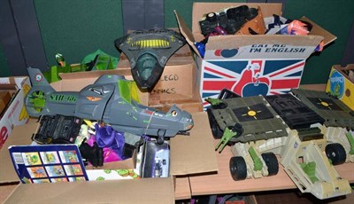 Lot 708 - Box of Action Man figures and accessories including some GI Joe