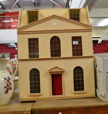 Lot 719 - A dolls house and box of furniture and related items