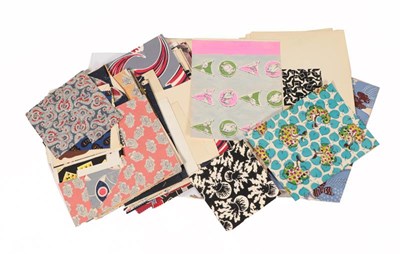 Lot 2151 - Quantity of 20th Century Loose Fabric Designs...