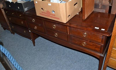 Lot 766 - Stag Minstrel dressing table and chest of drawers