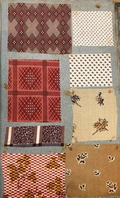 Lot 2154 - 19th Century French Fabric Sample Pattern Book,...