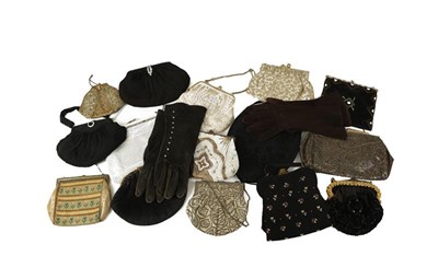 Lot 2172 - Assorted 20th Century Evening Bags and Gloves,...