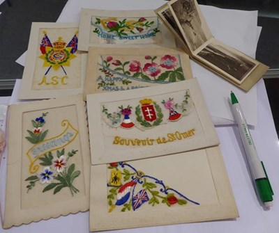 Lot 2183 - Assorted Woven Pictures and Costume...