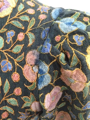 Lot 2203 - Early 20th Century Indian Floral Embroidered...
