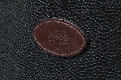 Lot 2241 - Mulberry Black Scotchgrain and Tan Leather...