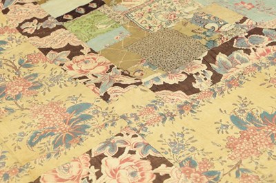Lot 2028 - Mid 19th Century Patchwork Quilt, with a...