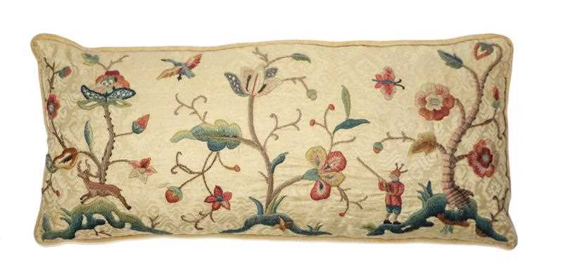 Lot 2057 - Rectangular Cushion with Early 19th Century...