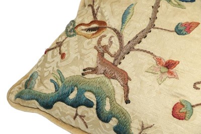 Lot 2057 - Rectangular Cushion with Early 19th Century...