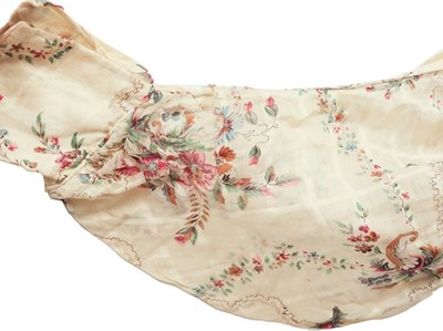 Lot 2061 - An Early 19th Century Printed Cotton Dress,...
