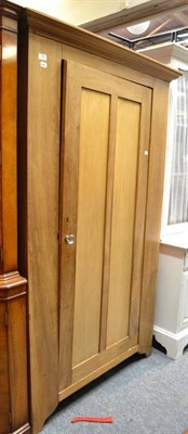 Lot 782 - Small pine wardrobe