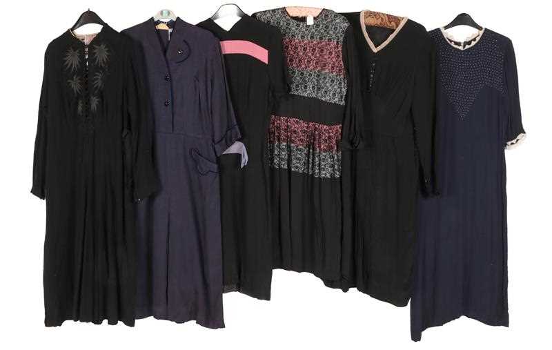 Lot 2078 - Circa 1930-40s Ladies' Clothing, comprising a...