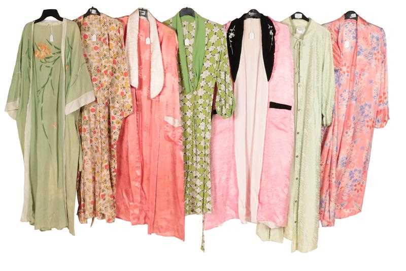 Lot 2079 - Circa 1930-50s Dressing Gowns, Robes and House...