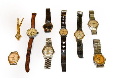 Lot 167 - A group of wristwatches