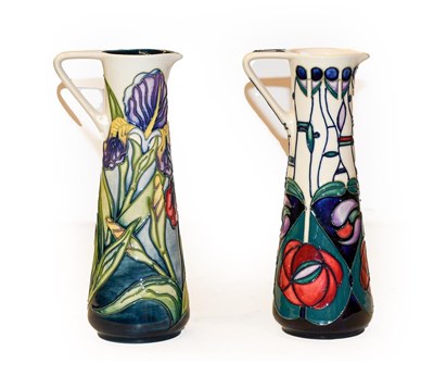 Lot 196 - Two modern Moorcroft pottery ewers, one for...