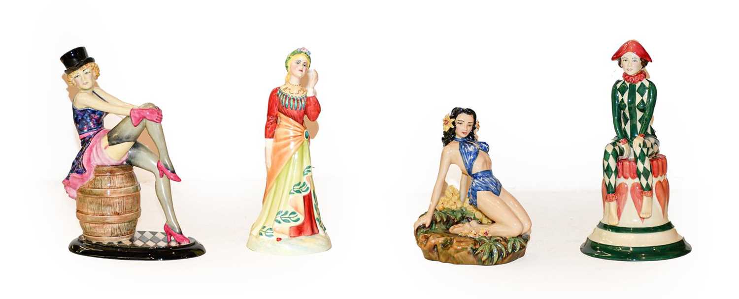 Lot 207 - Kevin Francis figures, Harlequin, Marlene...