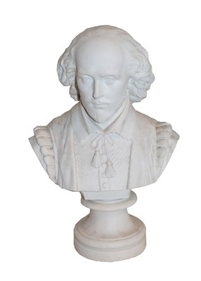 Lot 223 - A 19th century Copeland Parian bust of William...