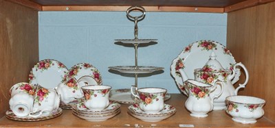 Lot 226 - A Royal Albert Old Country Roses tea service...