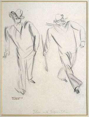 Lot 798 - Alfred Reginald Thomson RA, RP (1894-1979)   "John and Super John "  Signed, inscribed and...