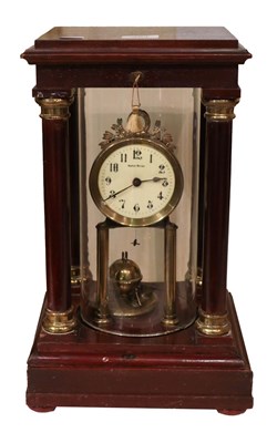Lot 251 - A Gustav Becker mantel timepiece, circa 1900